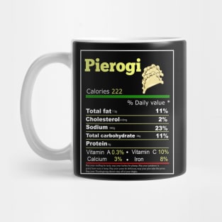 pierogi nutrition facts Mug